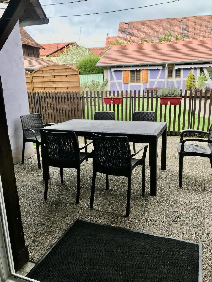Gite Plain-Pied Avec Jardin Du Centre Alsace Ebersheim Экстерьер фото